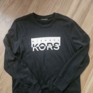 Men's Michael Kors Black Crewneck Sweatshirt Size Med